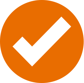 ✓