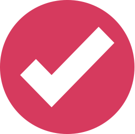 ✓